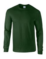 Gildan G2400 Ultra Cotton™ Long Sleeve T-Shirt - Forest Green - XXL - thumbnail