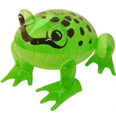 Opblaasbare kikker - decoratie - groen - 40 cm - dieren