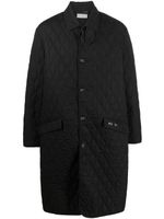 VTMNTS manteau en coton à design matelassé - Noir