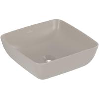 Villeroy & Boch Artis opzetwastafel - 41cm - vierkant z/krgt almond C+ 417841am