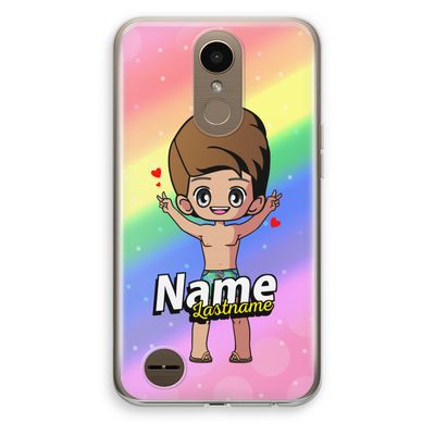 Chibi Maker man: LG K10 (2017) Transparant Hoesje