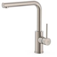 Keukenkraan Tres Top | Opbouw | 360° Draaibaar | Mengkraan | 1-hendel | Rond | RVS look