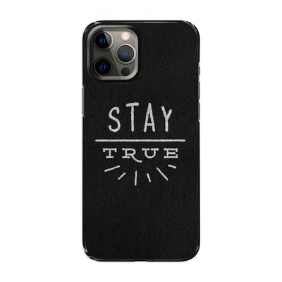 Stay true: Volledig geprint iPhone 12 Hoesje