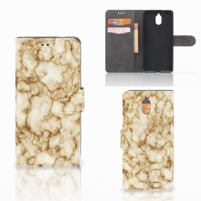 Nokia 3.1 (2018) | Bookcase | Marmer Goud
