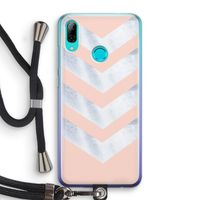 Marmeren pijlen: Huawei P Smart (2019) Transparant Hoesje met koord