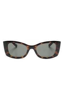 Saint Laurent Eyewear lunettes de soleil à monture papillon - Marron