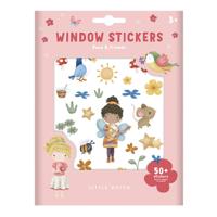 Little Dutch raamstickers rosa & friends