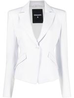 Patrizia Pepe blazer cintré à simple boutonnage - Gris