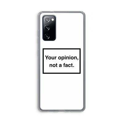 Your opinion: Samsung Galaxy S20 FE / S20 FE 5G Transparant Hoesje