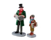 Merry Newsboy Set Of 2 - Lemax
