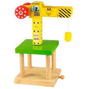 Houten rails - Hijskraan