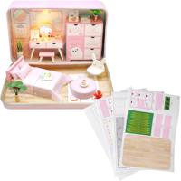 Miniatuurhuis Bouwpakket Mini - Roze Slaapkamer - thumbnail