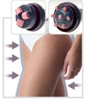 SOLAC Circulerende sculpturale massager tegen cellulitis - ME7711 - Wit / roze / blauw - thumbnail