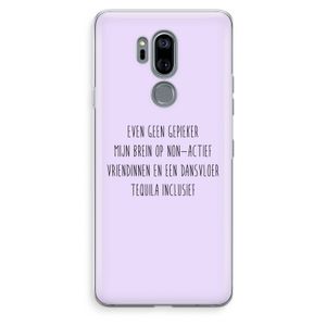 Tequila: LG G7 Thinq Transparant Hoesje
