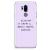 Tequila: LG G7 Thinq Transparant Hoesje Tequila: LG G7 Thinq Transparant Hoesje