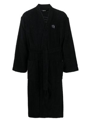 Karl Lagerfeld peignoir Ikon à broderies