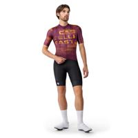 Castelli stratus logo jersey deep bordeaux/winter sky heren