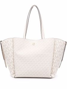 Michael Kors grand sac cabas à motif monogrammé - Blanc