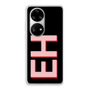 Monogram: Huawei P50 Pro Transparant Hoesje