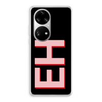 Monogram: Huawei P50 Pro Transparant Hoesje