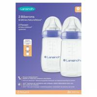 Lansinoh Natural Wave Zuigfles + Speen 2x240ml Lansinoh Natural Wave Zuigfles + Speen 2x240ml