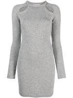 Chiara Ferragni robe courte à découpes - Gris