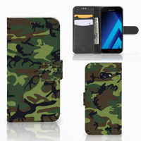 Samsung Galaxy A5 2017 Telefoon Hoesje Army Dark - thumbnail