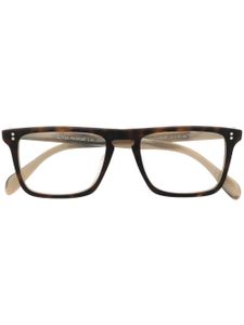 Oliver Peoples lunettes de vue Bernardo à monture carrée - Marron