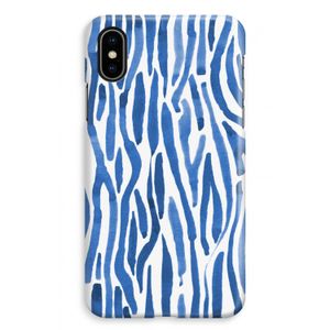 Blauwe nerven: iPhone XS Max Volledig Geprint Hoesje