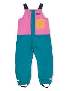 Patagonia Kids salopette à empiècements contrastants - Rose