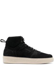 Woolrich baskets en daim - Noir
