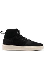 Woolrich baskets en daim - Noir