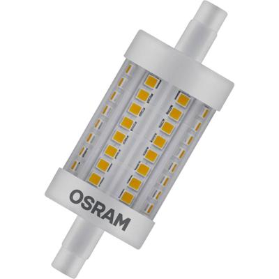 OSRAM HOMELIGHTING 4058075432512 LED-lamp Energielabel E (A - G) R7s Ballon 9.5 W = 75 W Warmwit (Ø x l) 29 mm x 78 mm 1 stuk(s)