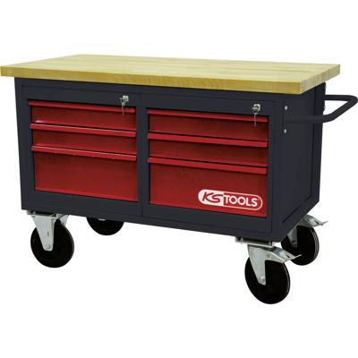 KS Tools 8650011 Verrijdbare werkbank met 6 laden (b x h x d) 1200 x 840 x 600 mm