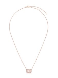 SHAY collier en or rose 18ct orné de diamants - Métallisé