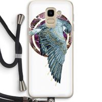 Golden Falcon: Samsung Galaxy J6 (2018) Transparant Hoesje met koord