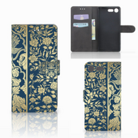 Sony Xperia XZ Premium Hoesje Golden Flowers - thumbnail