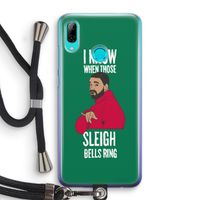 Sleigh Bells Ring: Huawei P Smart (2019) Transparant Hoesje met koord