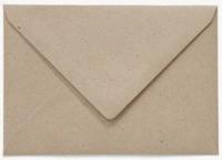 Envelop papicolor ea5 156x220mm kraft grijs | 75 stuks