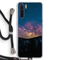 Travel to space: Oppo A91 Transparant Hoesje met koord