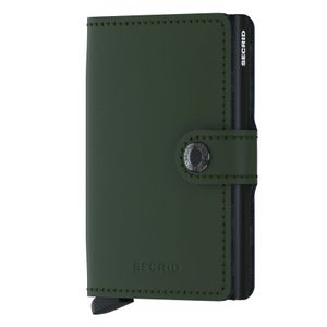 Secrid Mini Wallet Portemonnee Matte Green Black