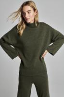 Cashmere trui met opstaande kraag - thumbnail