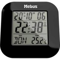 Mebus 51510 Wekker Zendergestuurd Zwart