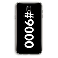 #9000: Samsung Galaxy J7 (2017) Transparant Hoesje