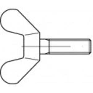 TOOLCRAFT TO-5447511 Vleugelschroef M8 20 mm DIN 316 Messing 50 stuk(s)