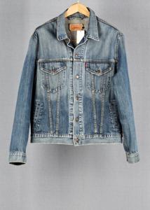 Levi&apos;s Blue vintage denim jacket in size L for Unisex