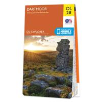 Wandelkaart - Topografische kaart OL28 OS Explorer Map Dartmoor | Ordnance Survey - thumbnail