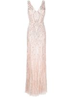 Jenny Packham robe longue Raquel à ornements en cristal - Rose