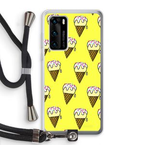 Isjes: Huawei P40 Transparant Hoesje met koord