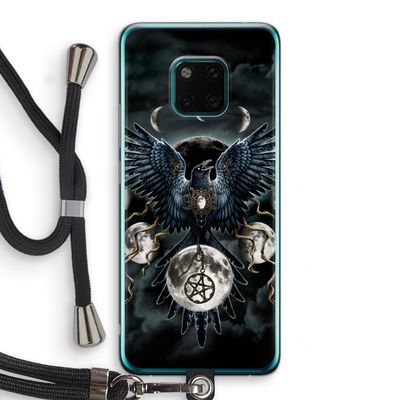 Sinister Wings: Huawei Mate 20 Pro Transparant Hoesje met koord